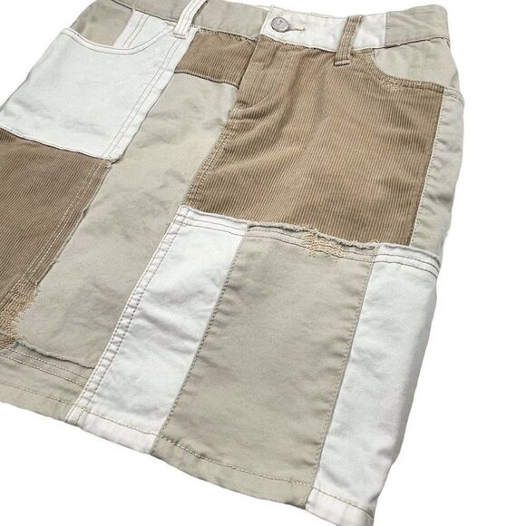 Anthropologie Pilcro And The Letterpress Corduroy Patchwork Skirt - Picture 7 of 10